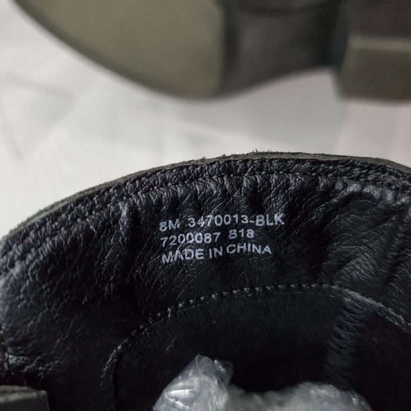 Frye Judith Black Double Zipper Leather Booties Size 8 - Picture 4 of 8